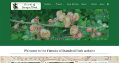 Desktop Screenshot of friendsofstamfordpark.org.uk
